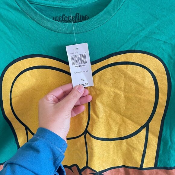 NWT TMNT Costume‎ Tee Hot Topic T Shirt - Picture 4 of 4